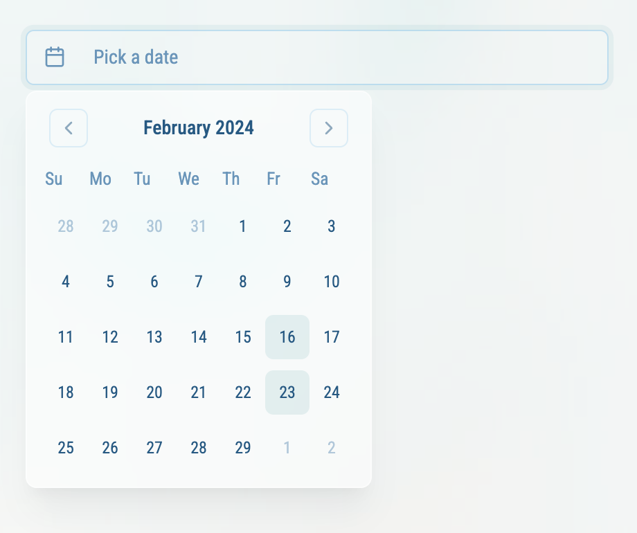 Datepicker